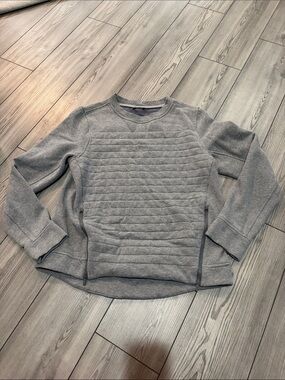 Lululemon Fleece Be True Crew Gray size 8